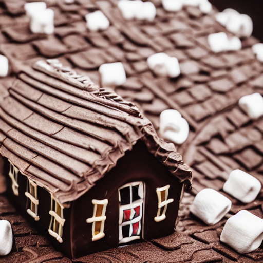 House Made Of Chocolate And Marshmallows , Trending On Unsp...