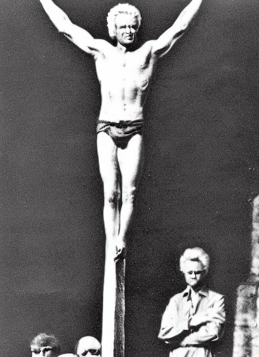 Geert Wilders Being Crucified