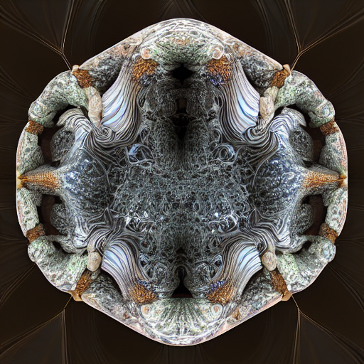 Dramatically Lit, Complex, Layered, Intricate Detailed Fract...