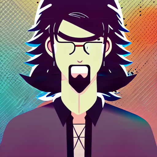 2 D Character Design, Male Rock Singer, Vector Art, Digital...