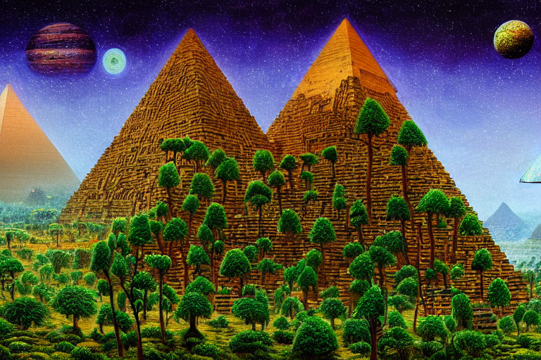 A Beautiful And Highly Detailed Digital Painting Of An Alien...