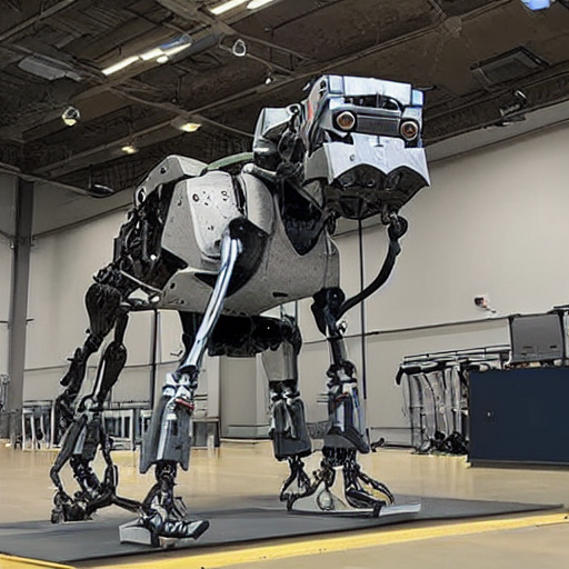 Boston Dynamics Box With 8 Legs