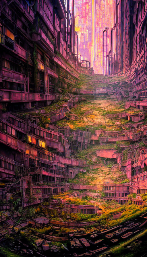 A Beautiful Hyperdetailed Rendering Of Canyon Urbex By Stanl...