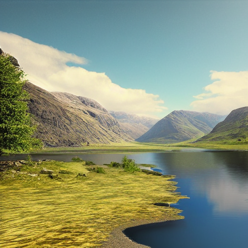 Glen Coe Inside A Glass Jar, Matte Painting, Contest Winner,...