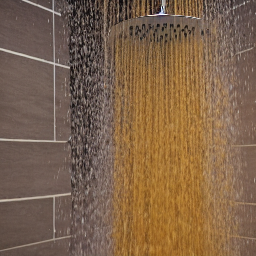 Photograph Of A Shower But Instead Of Water It Throws Spague...