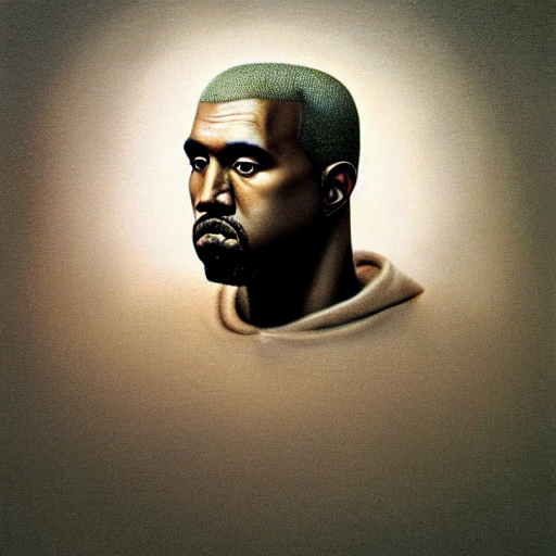 Kanye West , Illustrated By Zdzisaw Beksinski, Trending On A...