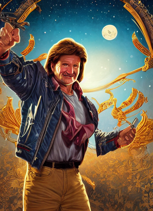 Kirk Russel As Jack Burton Btilc Surrounded By Starlight, Mo...
