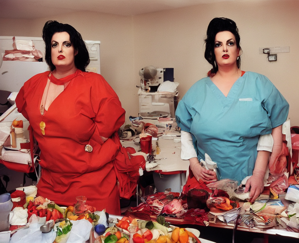 Portrait Photograph Of Divine A Surgeon With A Severe Blood...