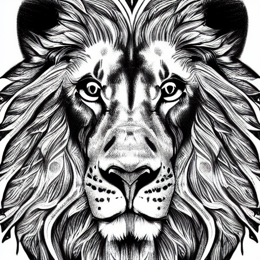 Lion Cartoon Portrait By Yuga Labs