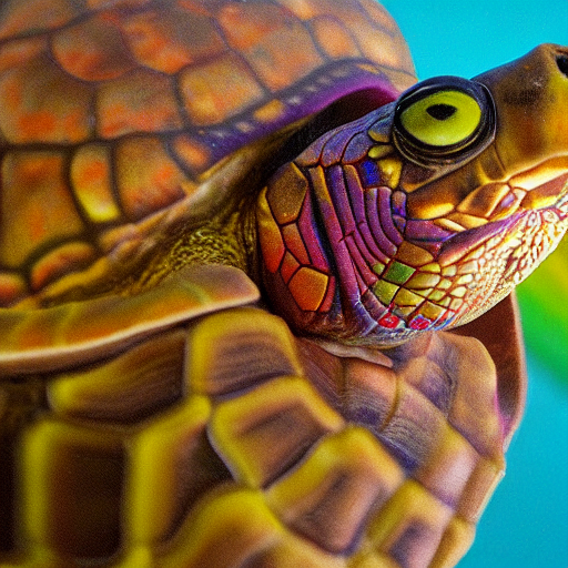 A Rainbow - Shelled Turtle By Aardman Entertainment. Trendin...