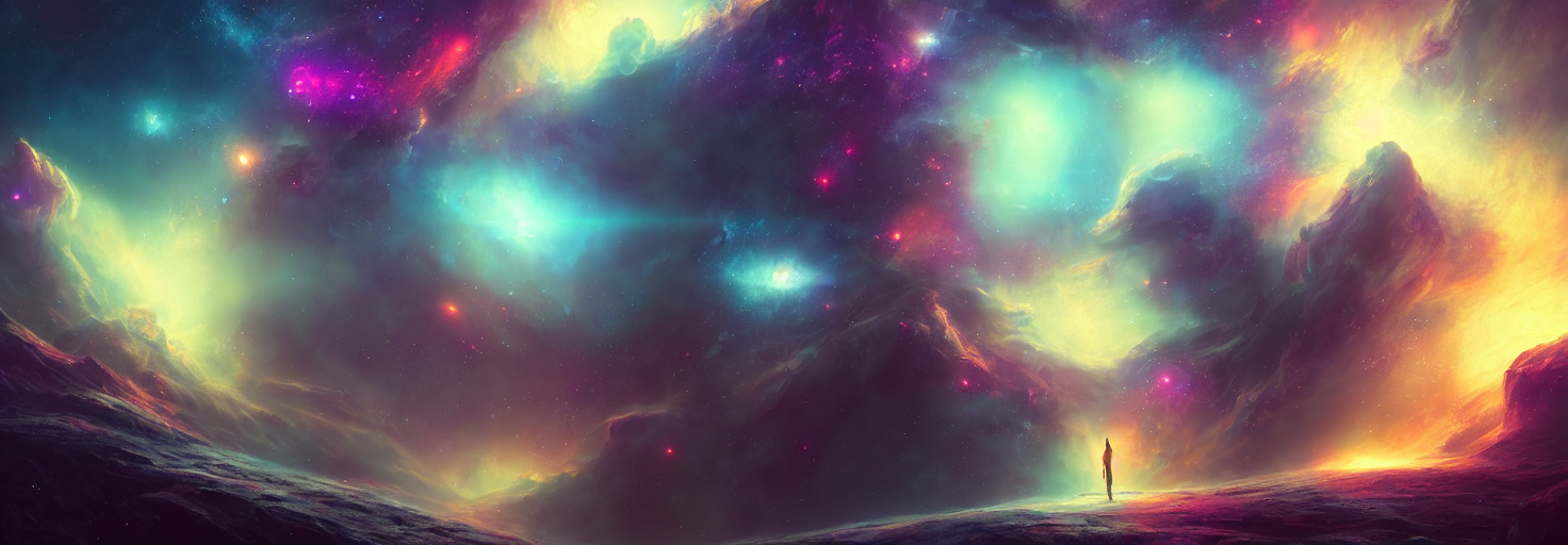 Nebula, Dreamy, Galaxy Environment, Colors, Film, Dramatic,...