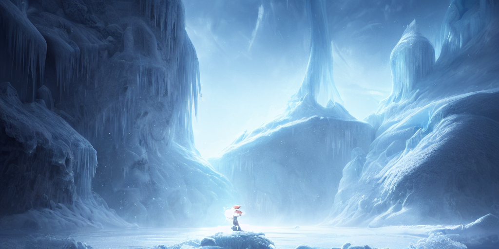 Ice Kingdom, Beautiful Landscape, Space Environment, Colors,...