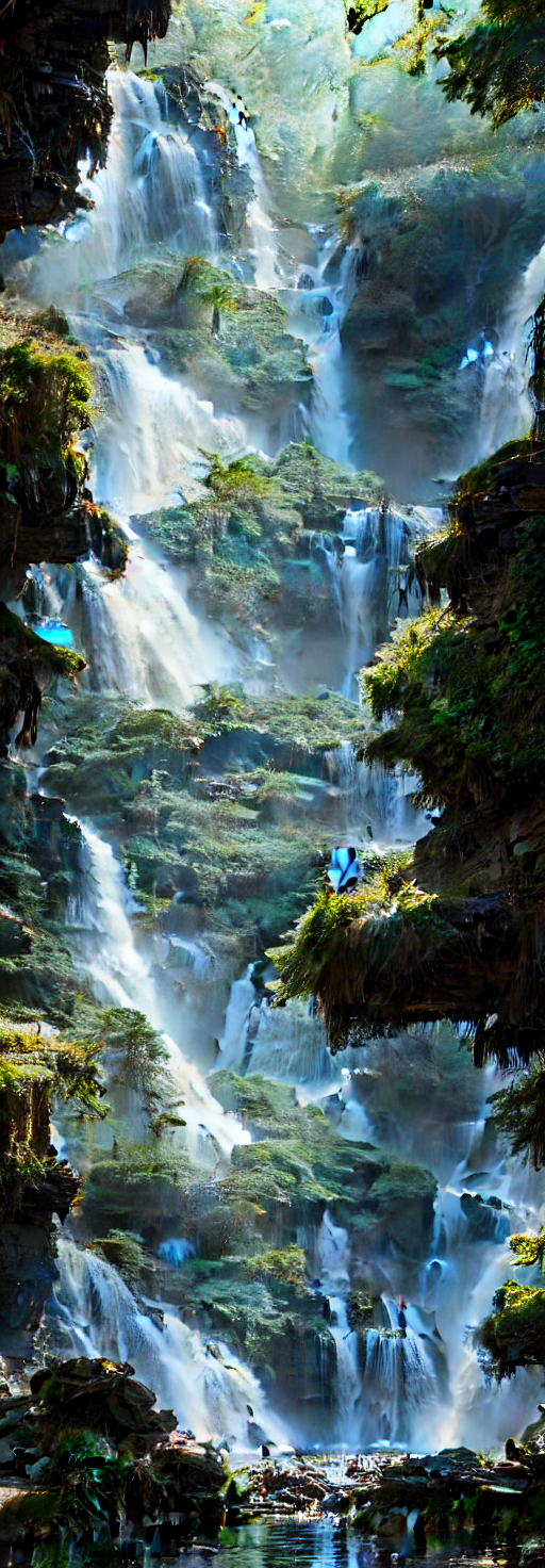Waterfalls, Beautiful Landscape, Environment, By Wadim Kashi... — Stable Diffusion AI Prompt: waterfalls, beautiful landscape, environment, by wadim kashin, highly detailed,...