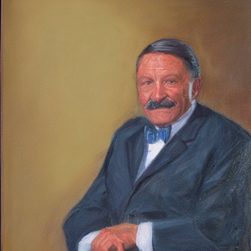 A Portrait Painting Of Don Youngbird