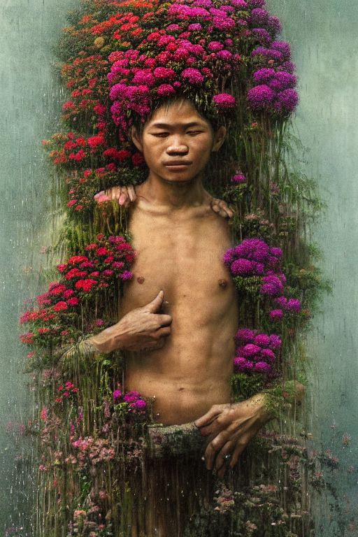 Hyperrealistic Portrait Of A Philippine Character In A Sceni...