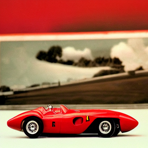 3 5 Mm Photo Of Red 1 9 5 2 Ferrari 5 0 0 F 2, Hot Wheels Mo...