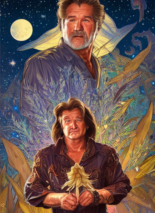 2 5 Year Old Jack Burton Btilc Surrounded By Starlight, Moon...
