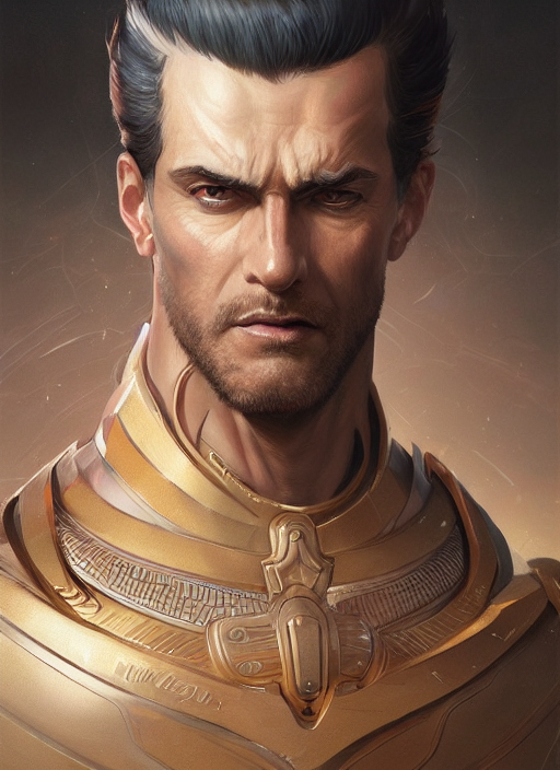 Sandwalwood Emperor, Highly Detailed, Portrait, Digital Pain...