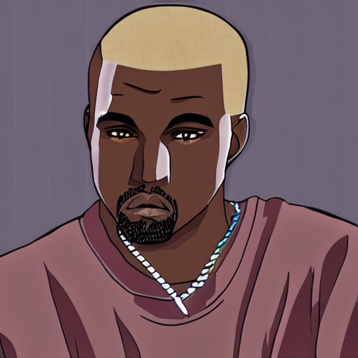 Kanye West Anime Art, Anime Style — Stable Diffusion AI Prompt: kanye west anime art, anime style