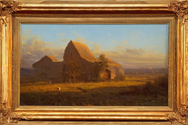 Serenity At The Apocalypse, Oil On Canvas Artwork By William...