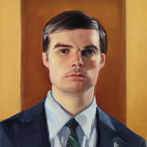 A Portrait Painting Of Quinn Atwater