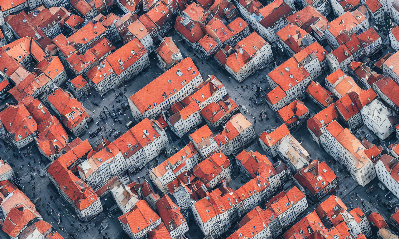 Birdview, Copenhagen Roofs, Wizard Writes A Book, Nordic Pas...