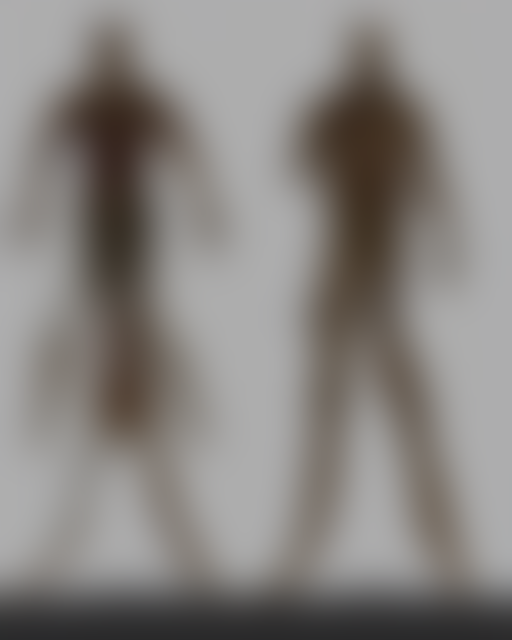 Concept Art Of A Silent Hill Enemy On A White Background