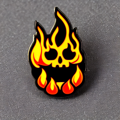 A Highly Detailed Retro Minimalistic Smiling Gleeful Skull W...