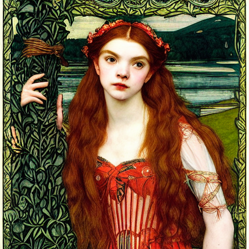 Anya Taylor As The Lady Of The Lake By Williamdyce And Dante...