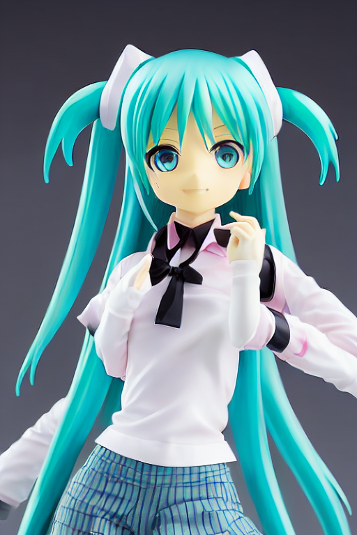 Complete Figure Of Hatsune Miku Wearing A Comfy Blouse, Pers...