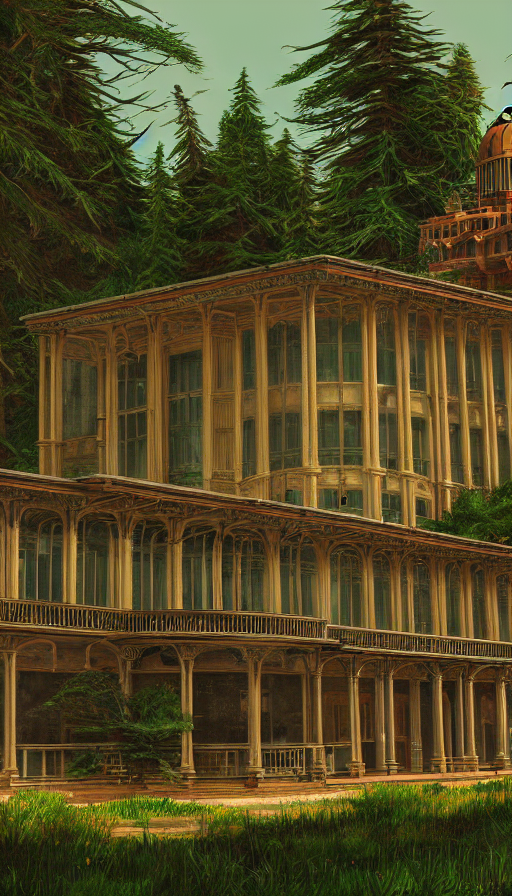 A Beautiful Detailed Highly Detailed Nature Museum Unfinishe...