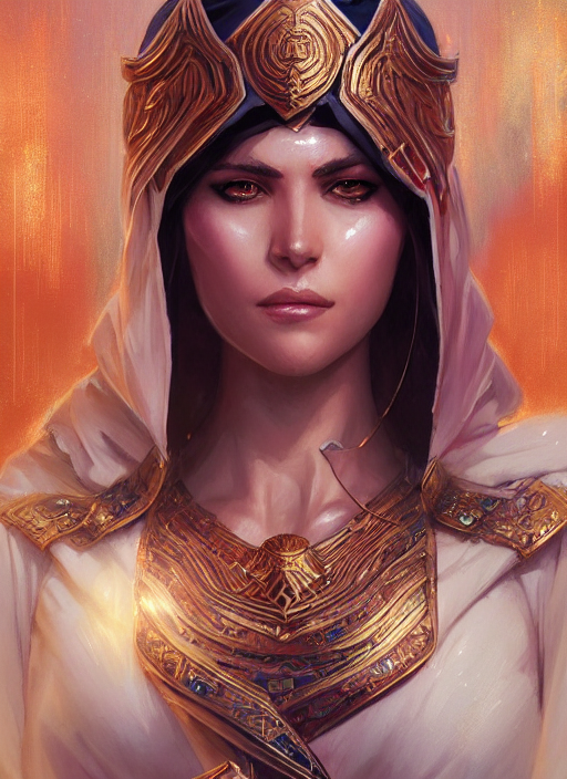 Arabian Empress, Art By Artgerm And Greg Rutkowski And Magal...