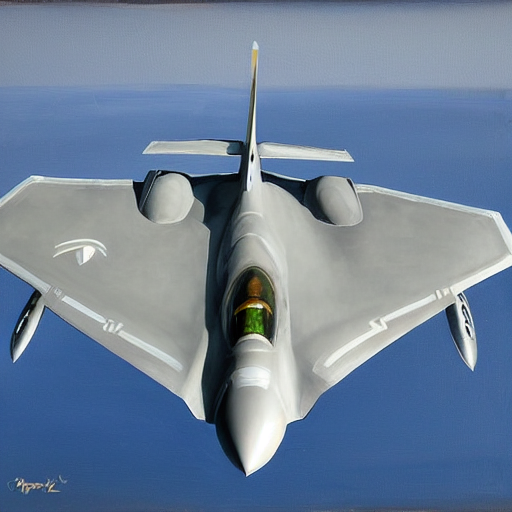 F 2 2 Plane, Painting, Retro