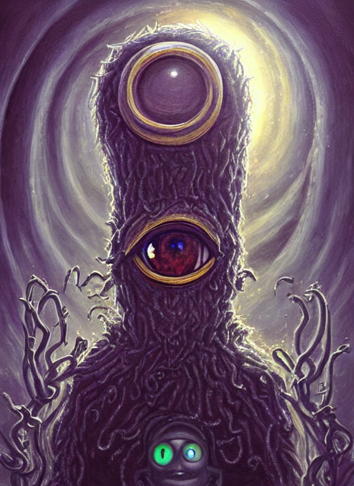 A Portrait Of Bob The Minion Cultist Of Yog Sothoth Golden B...