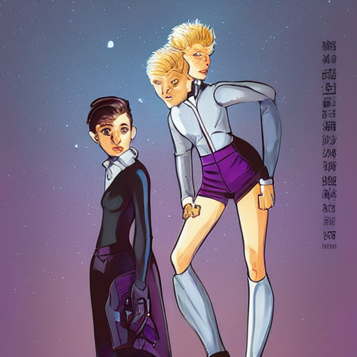 Short - Haired Short Butch Tomboy Blonde Engineer, And Tall...