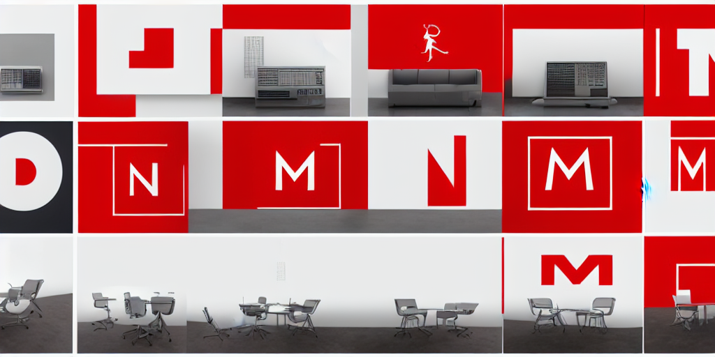 Development Company Logo, Big M, Logo Sheet, Singular, Discr...