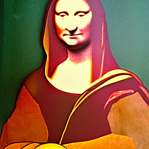 Sliced Fruit Sculpture Of The Sliced Fruit Mona Lisa, Create...