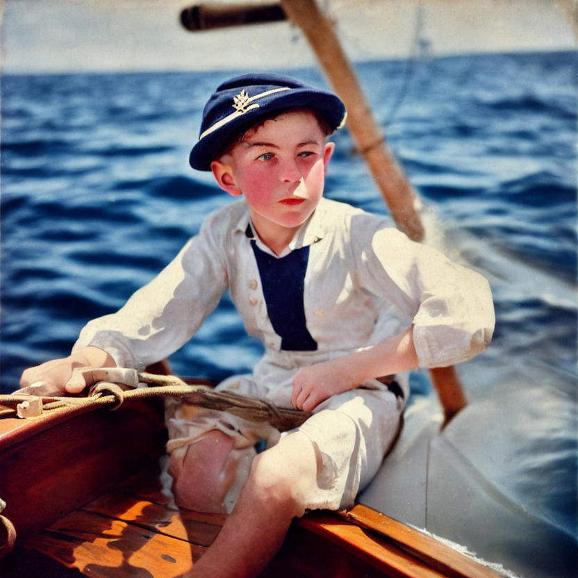 Kodak Portra 4 0 0, Wetplate, 1 9 3 0 S Colour Portrait Of A...