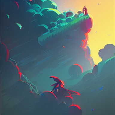 Moon Cover Art By Anton Fadeev And Ghibli And Wlop