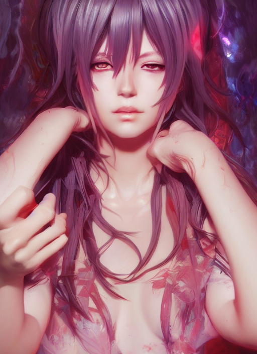 Shiki Anime Digital Art Au Naturel, Hyper Detailed, Digital...