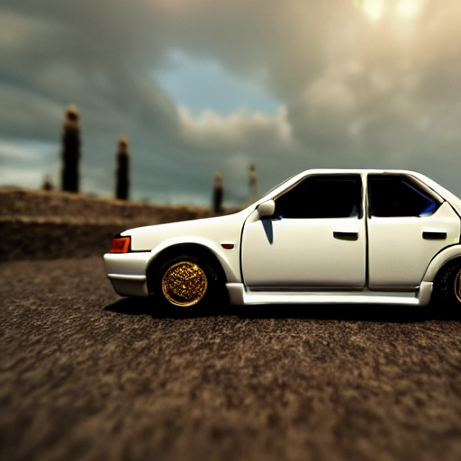 3 5 Mm Photo Of Metallic White Nissan Sunny B 1 3 Like Hot W...