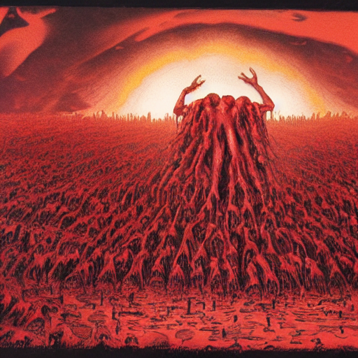 Many Human Cadavers Floating Face Down In An Infinite Sea Of...