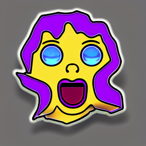 A Tragic Supernova Emoji Enamel Pin, Hd, Concept Art