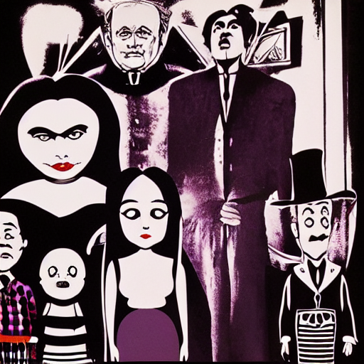 Addams Family By Andy Warhol