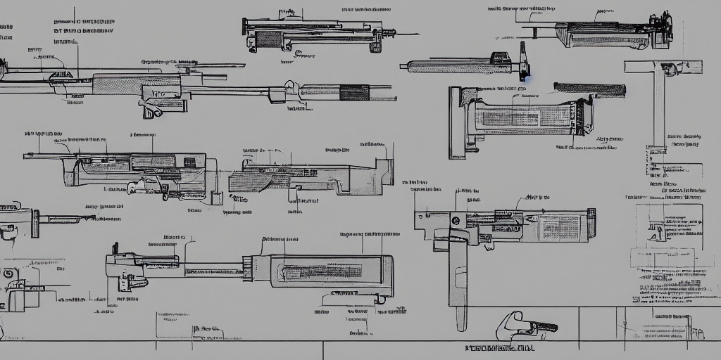 Detailed Technical Drawings Of Weapon Assembly Instructions