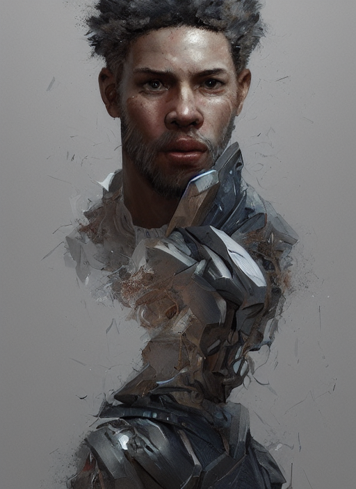 Portrait Of Raymond Lee Francis, Au Naturel, Hyper Detailed,...