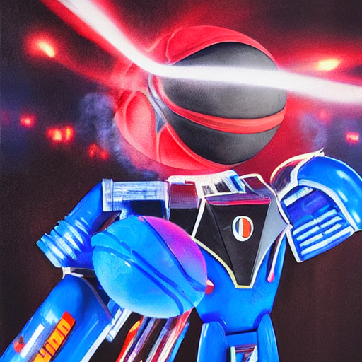 Mech - Suit Basketball Game, Red Verses Blue, Championship,...