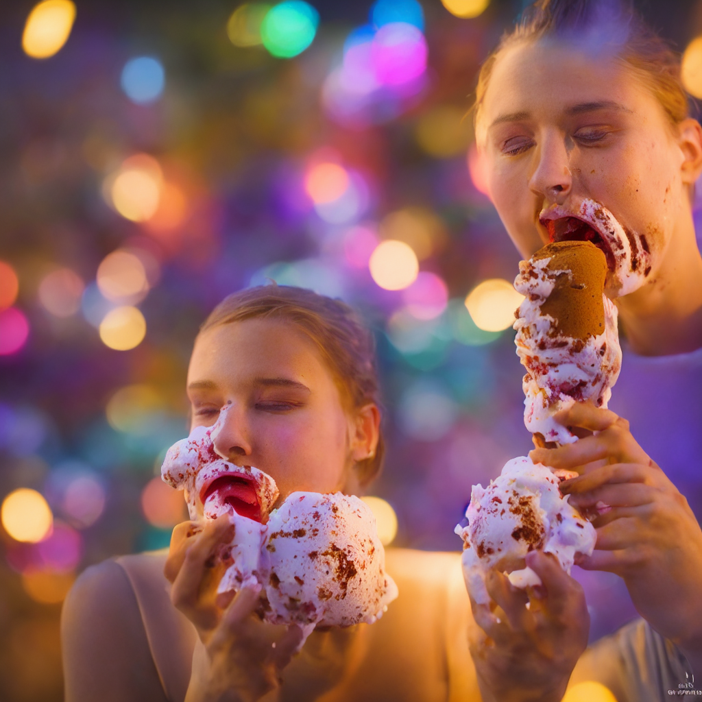 Self Licking Ice Cream, Bokeh, Photography, Macro, Lens Dist...