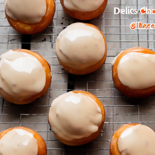 Delicious Glossy White Chocolate Glazed Donut