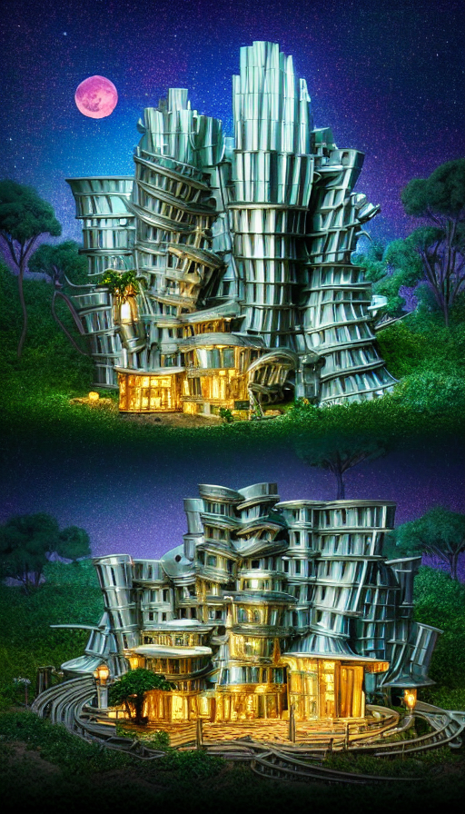 A Beautiful Very Detailed Highly Detailed Building Ranch By...